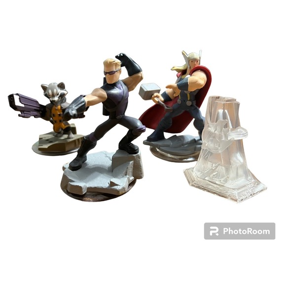 Xbox 360 Disney Infinity Avengers Figure Lot - Picture 1 of 1